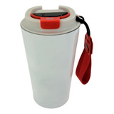 Drinkpops Coffee Vaso Blanco Y Rojo 510 Ml