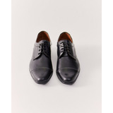 Zapato Charles, Hombre, Vestir, Cordones, Cuero, Negro Equus