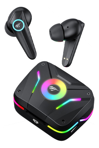 Audífonos Gamer Inalámbricos In-ear Earbuds Con Luz Rgb Mic