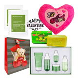 Set Cuidado Facial Te Verde Limpieza Profunda San Valentin