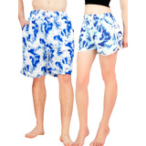 Set De 2 Shorts De Trajes De Baño De Hombre  Mujer En Pareja