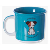 Caneca Ceramica Cafe 350ml I Love Dogs