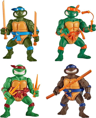 Super Pack 4 Tortugas Ninja Originales Vintage Playmates