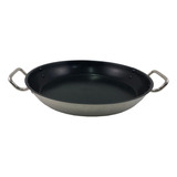 Panela Wok Tacho De Ferro Antiaderente Com Alças 38cm