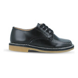 Zapato Escolar De Piel Negro Elefante Talla (21.5-26.0)