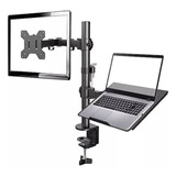 Soporte Doble Ajustable Notebook Monitor 13 A 32 Escritorio