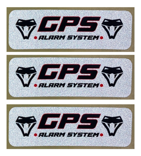 Sticker Calcomanía Para Auto O Camioneta Seguridad Gps Alarm