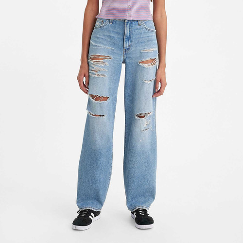 Calça Jeans Levi's® Baggy Dad Com Rasgos A34940024