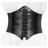 Corset Faja Piel Gruesa Con Resorte Moda Sexy Estilo Rock