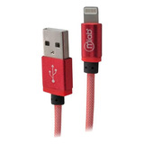 Mlab Cable Usb A Usb Compatible Con iPhone iPad Rojo Ip7