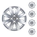 Juego X4 Tazas Vw Gol Power 2010 2013 14 Pulgadas + Logo