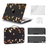 Funda Para Macbook Air De 13'' - Negra Y Dorada