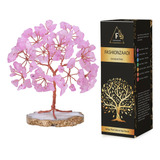 Arbol De Los Chakras De Cuarzo Rosa, Regalos De Buena Fortun