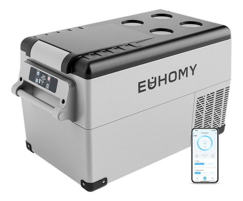 Hielera Enfriador Electrico Euhomy 35l App Control 12v -gris
