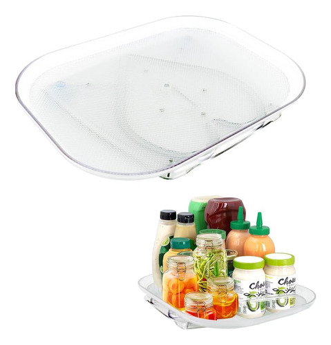 Lazy Susan Organizador Rectangular Para Refrigerador, Est