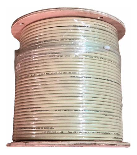 Bobina De Cable 305 Mts Beige