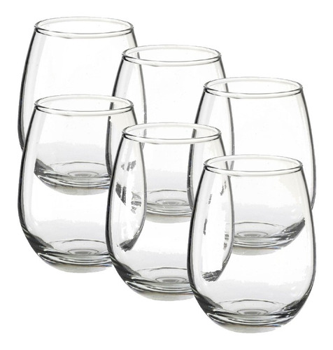 Vaso Copon Gourmet 450 Ml Vidrio Rigolleau X6 Unidades