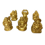 Estatua Imagem De Buda Mini C/ 6 Importado