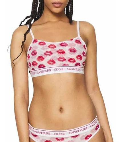 Top Calvin Klein One Kisses Blanco 100% Original