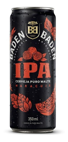 Cerveja American Ipa Lata 350ml Pack 6 Unidades Baden Baden