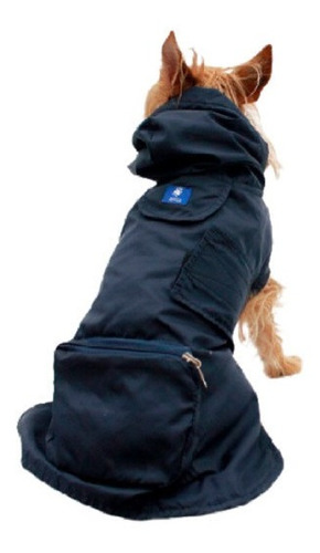 Impermeable Tortuga Azul Marino Perro Talla 7 Pet Pals