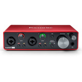 Focusrite Scarlett 2i2 3er Gen Placa De Sonido 2 Canales