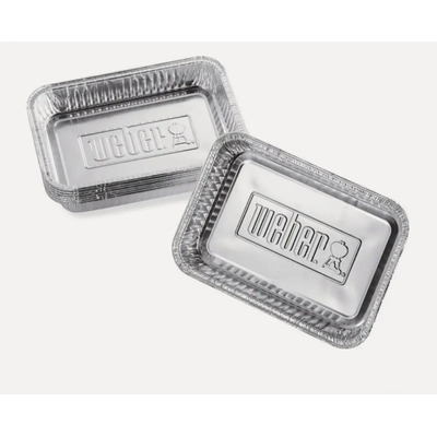 Set 10 Bandejas Weber Para Escurrimiento En Aluminio Color Plata | Meses sin interés