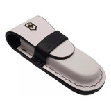 Funda Estuche Victorinox Cuero Blanco Modelos Classic 58mm