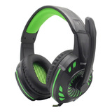 Auricular Gamer Con Micrófono Amitosai Mts-floss Verde Compatible Con Consolas, Computadoras Y Celulares