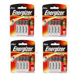 Pack X 4 Blister De Pilas Energizer A A  Blister X 4  C/u