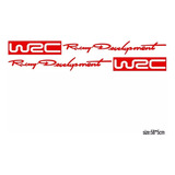 1pz Vinil Sticker Calca Racing Development Wrc 30cm X 35cm