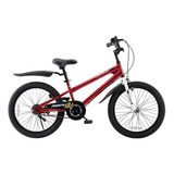 Bmx Infantil Royalbaby Freestyle R20 Freno V-brakes Color Rojo Con Pie De Apoyo  