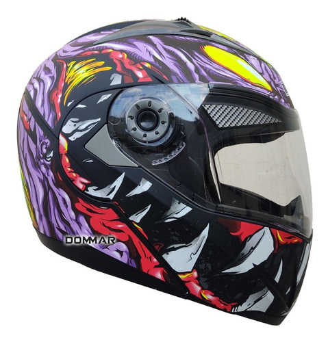 Casco Para Moto Simbiotes Necro Mutant Abatible Certificado