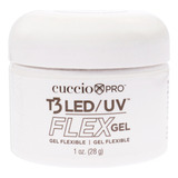 Gel Flex T3 Led-uv - Cuccio Pro Branco De 1 Onça