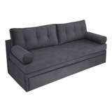 Divan Cama + Colchon Sillon 3 Cuerpos Premium + Cilindros