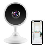 Camara Seguridad Vision Nocturna 1080p Full Hd Android Ios Color Blanco