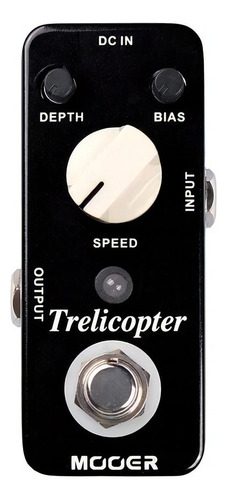 Pedal De Efecto Mooer Micro Trelicopter  Negro