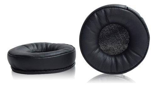 2 Pcs Headphone Leather Cover, Colour: Black Black Net