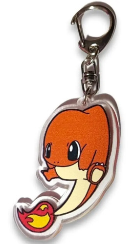 Llavero Pokemon Acrilico Pikachu Squirtle Charmander