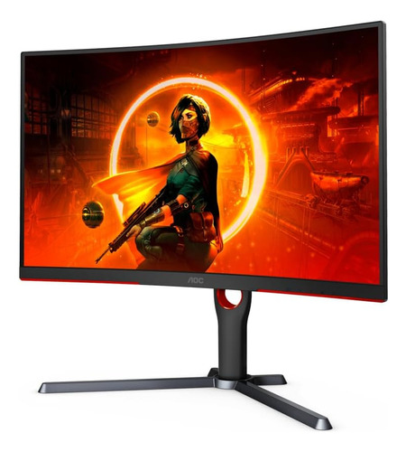 Aoc Cq27g3z 27 Monitor Curvo Para Juegos, Qhd 2k 2560x1440, 