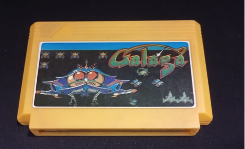 Cartucho Galaga P/ Family Game Famicom Amarillo