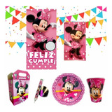 Mimi Mouse Rosa Paquete Artículos De Fiesta 20 Personas