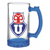 Vaso Cervecero Schopero U De Chile 500 Ml Color Azul Variación Tamaño Único