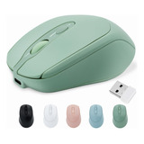 Pimivco Raton Inalambrico Recargable, Mouse Bluetooth Para P