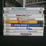 Lote 9 Jogos Nintendo Wii Americano 