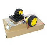 Chasis Robot 2 Motores Carrito Seguidor De Linea Carro Chassis Sumo Robot Sumobot 2wd Kit Arduino