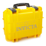 Invicta Ig0098-rlc8s-y Caja De Reloj De Plástico Amarillo De