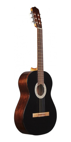 Guitarra Criolla Clásica Fonseca Modelo 31 Negra Estudio 