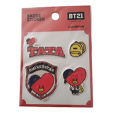 Sticker Original Bts Bt21 Line Friends Tata