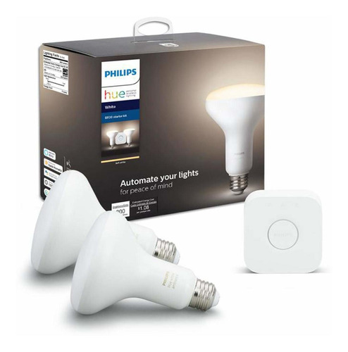 Philips Hue Kit De Iniciación De Luz Inteligente Inalámbrica